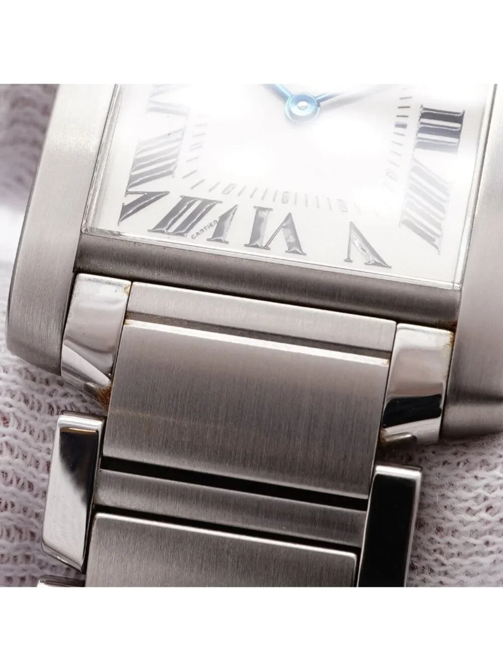 Cartier Tank Francaise MM Ivory Dial Watch